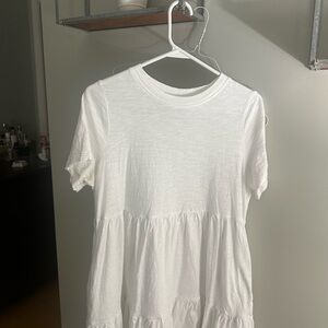 Old Navy White Short Sleeve Women's dress